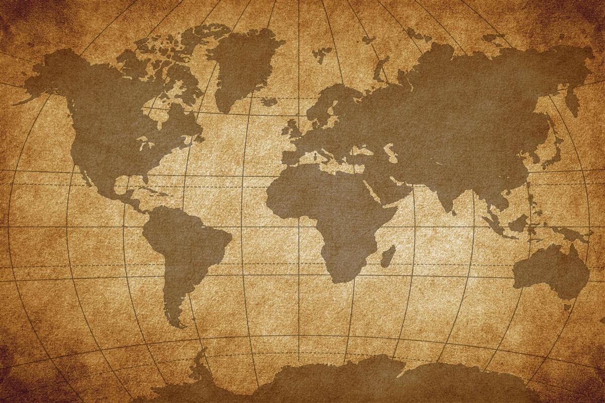 Фотошпалери глобус, викладений як карта світу