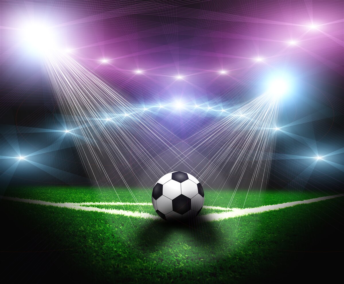 Фотошпалери футбол у центрі уваги