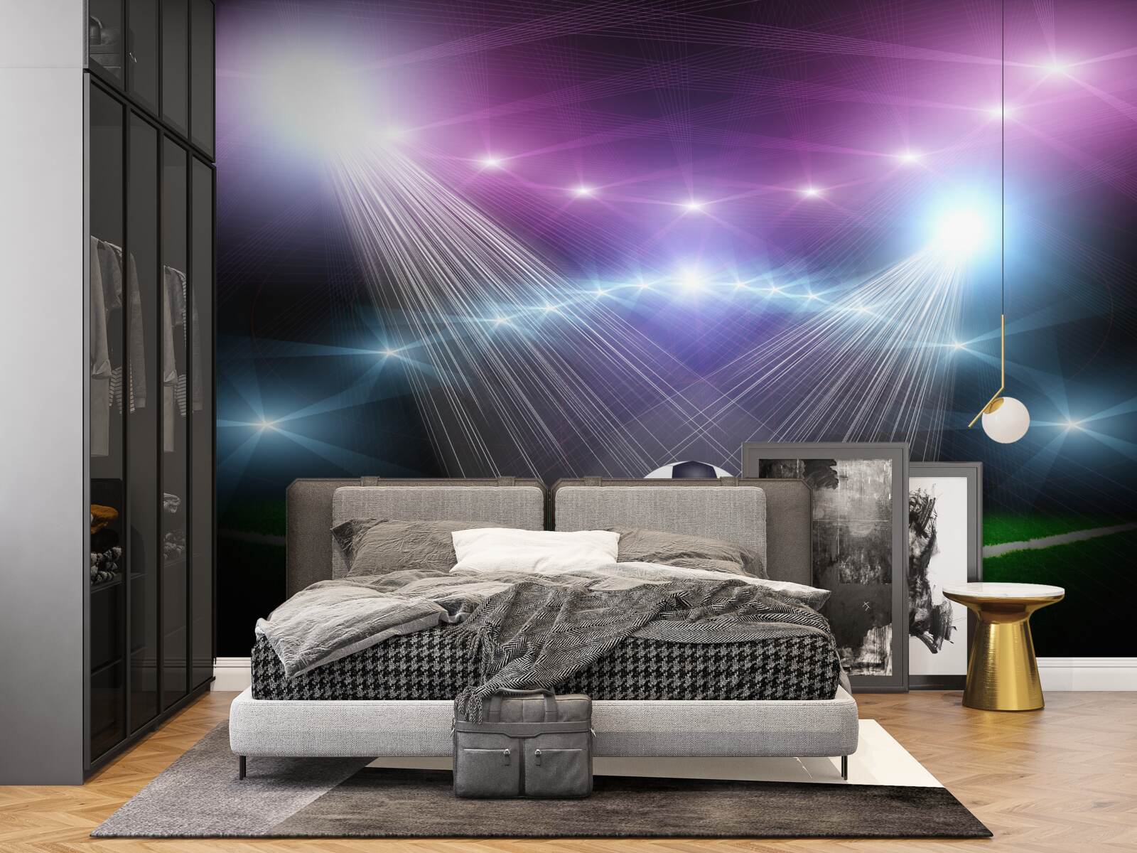 Фотошпалери футбол у центрі уваги