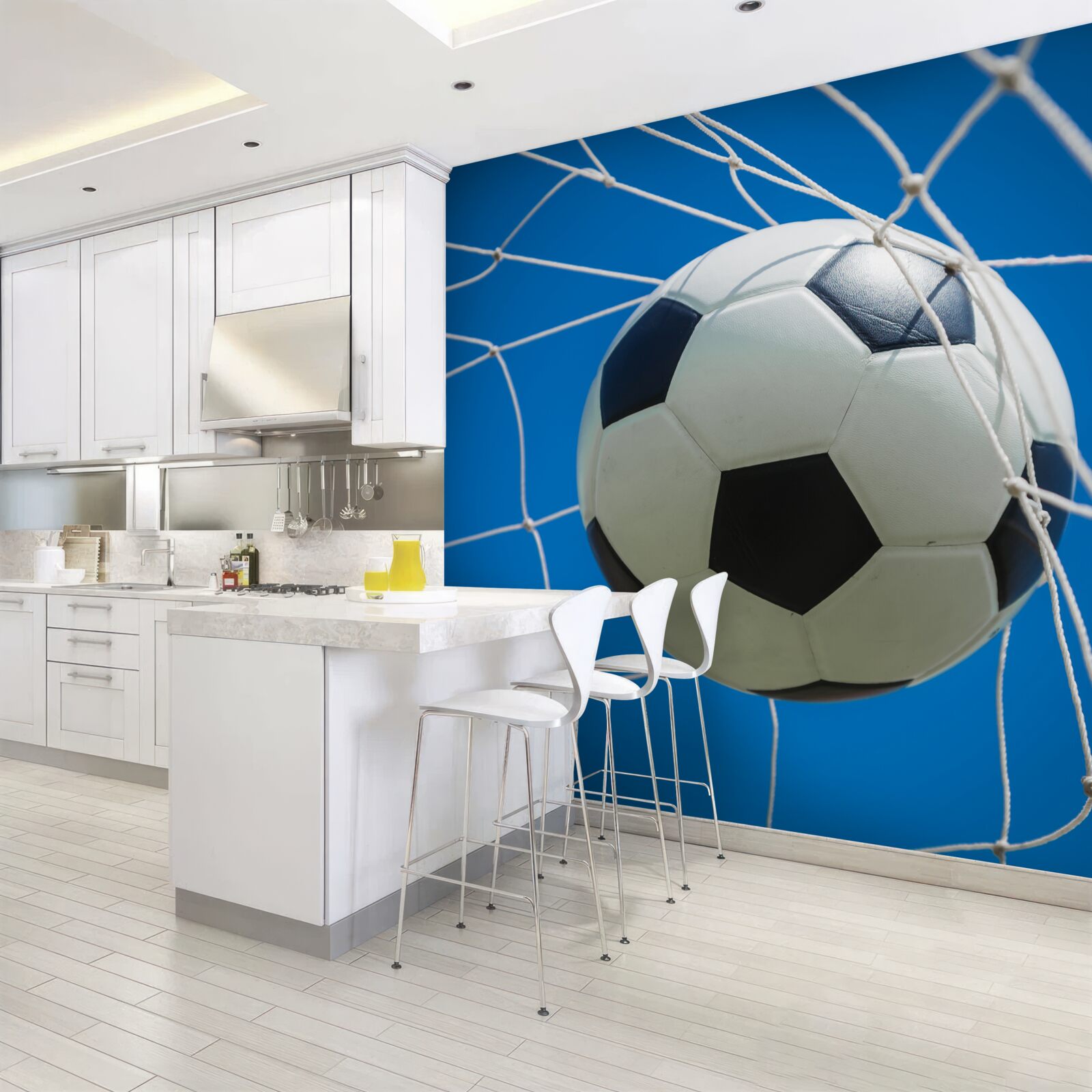 Фотошпалери м'яч у воротах