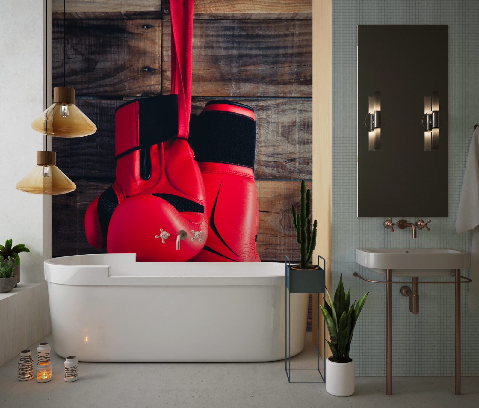 Фотошпалери червоні боксерські рукавички