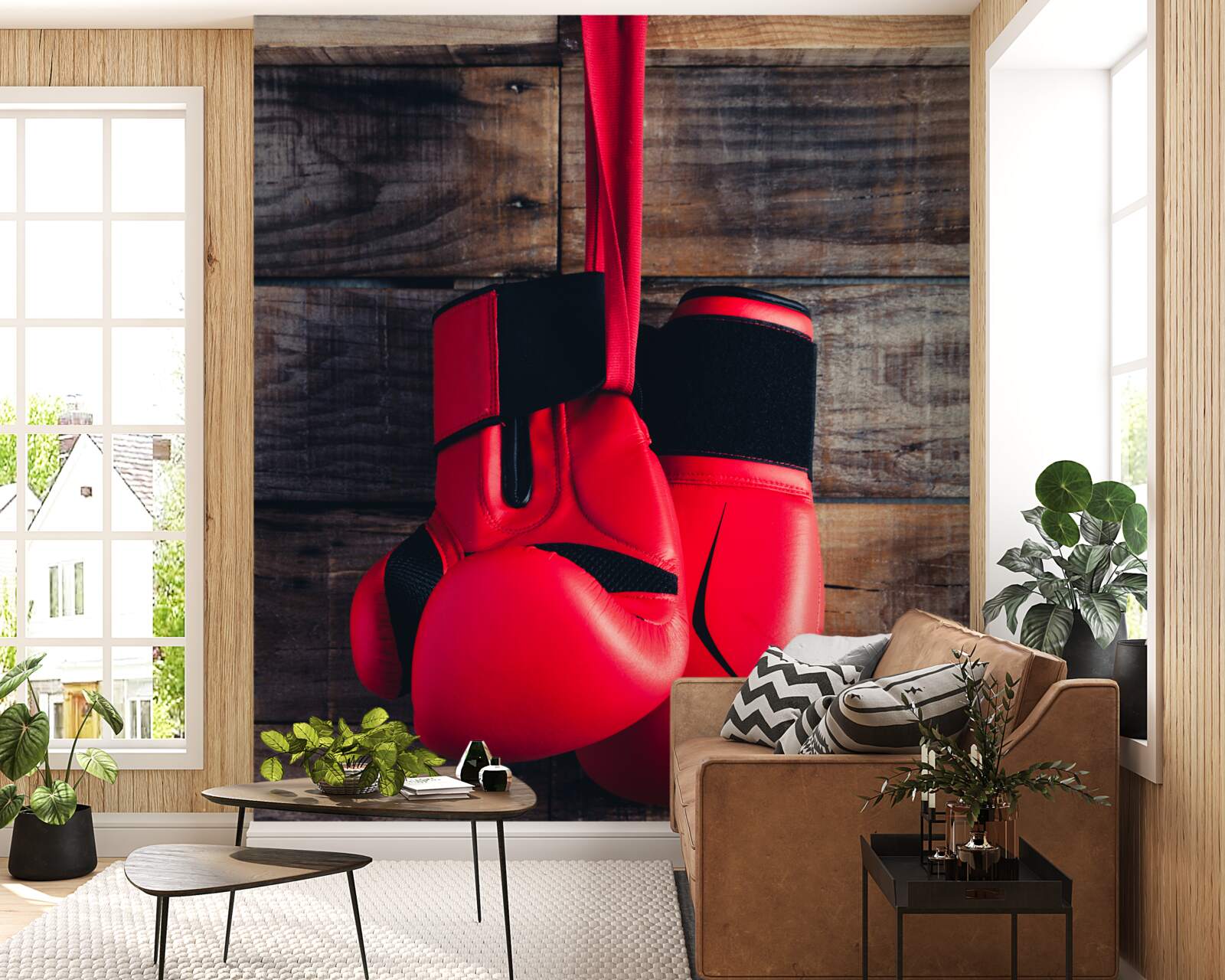 Фотошпалери червоні боксерські рукавички