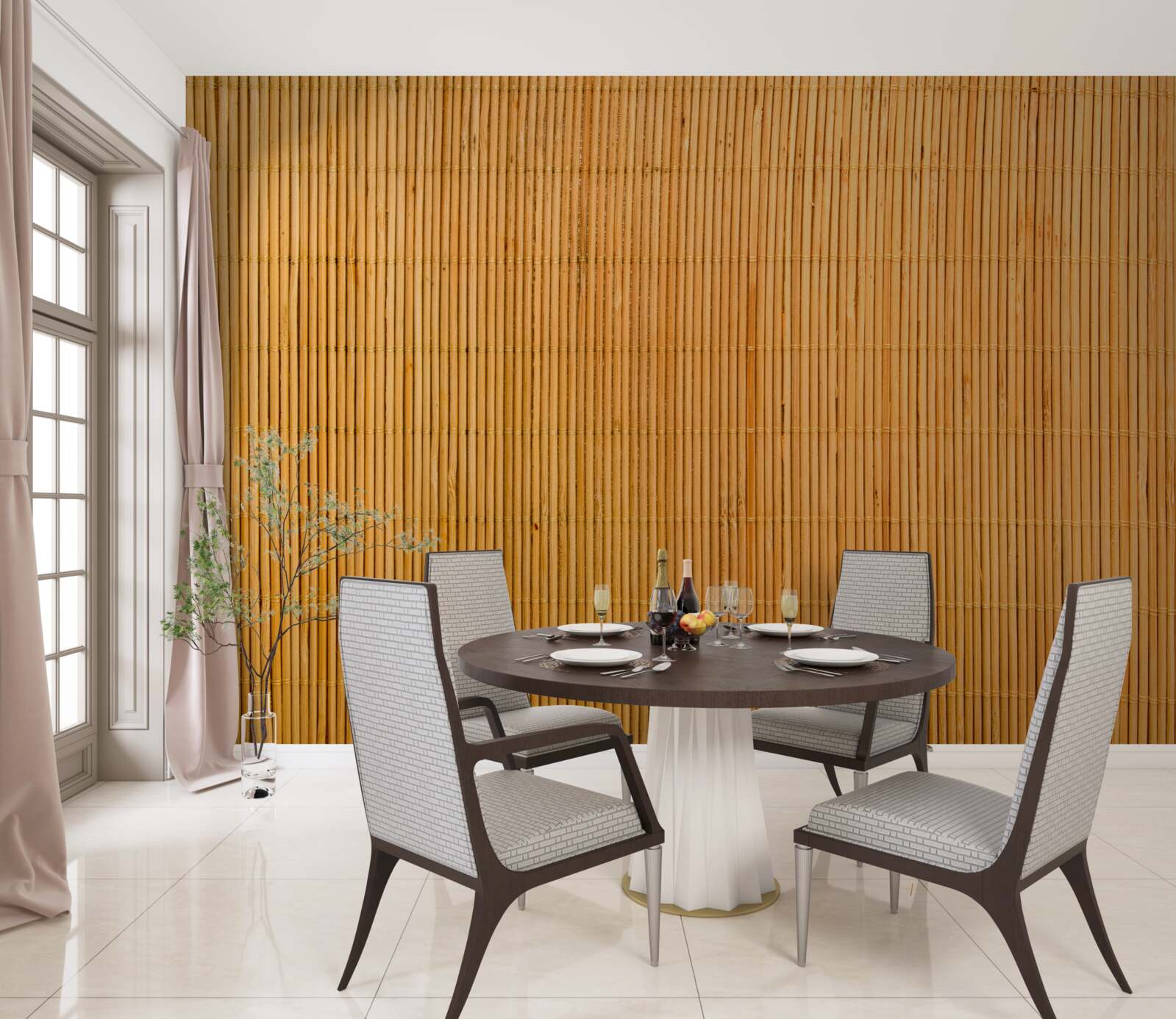 Фотошпалери тарілка для подачі ролів