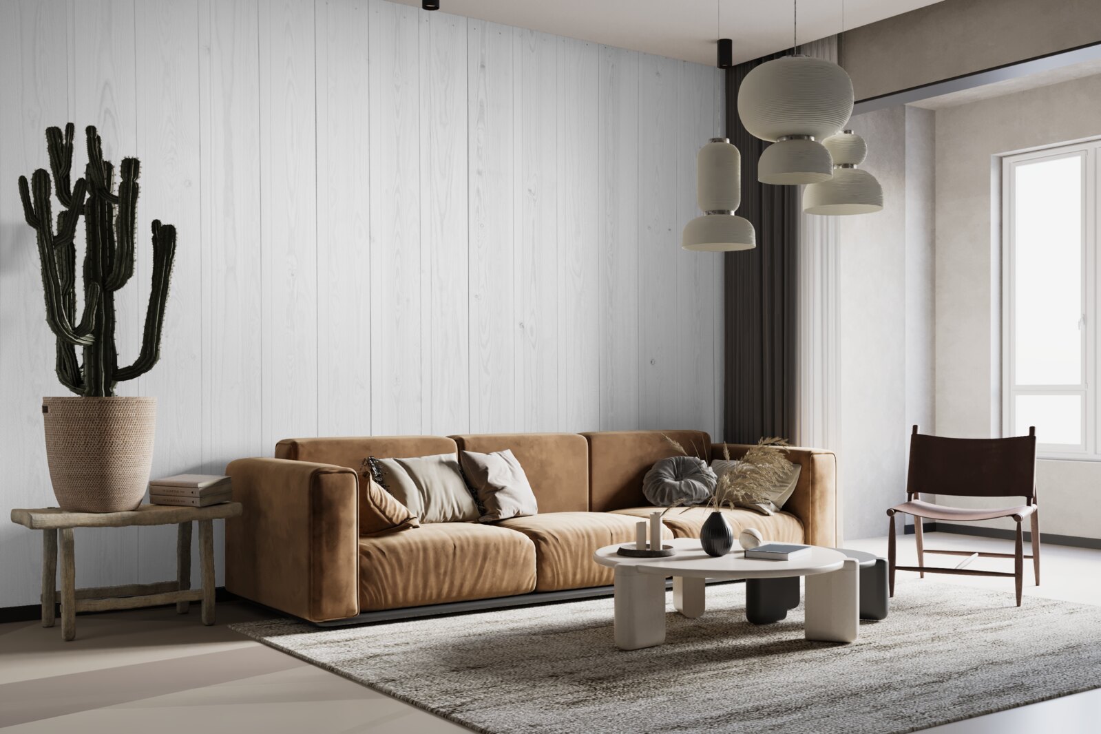 Фотошпалери білий паркет, покладений у вертикальному напрямку