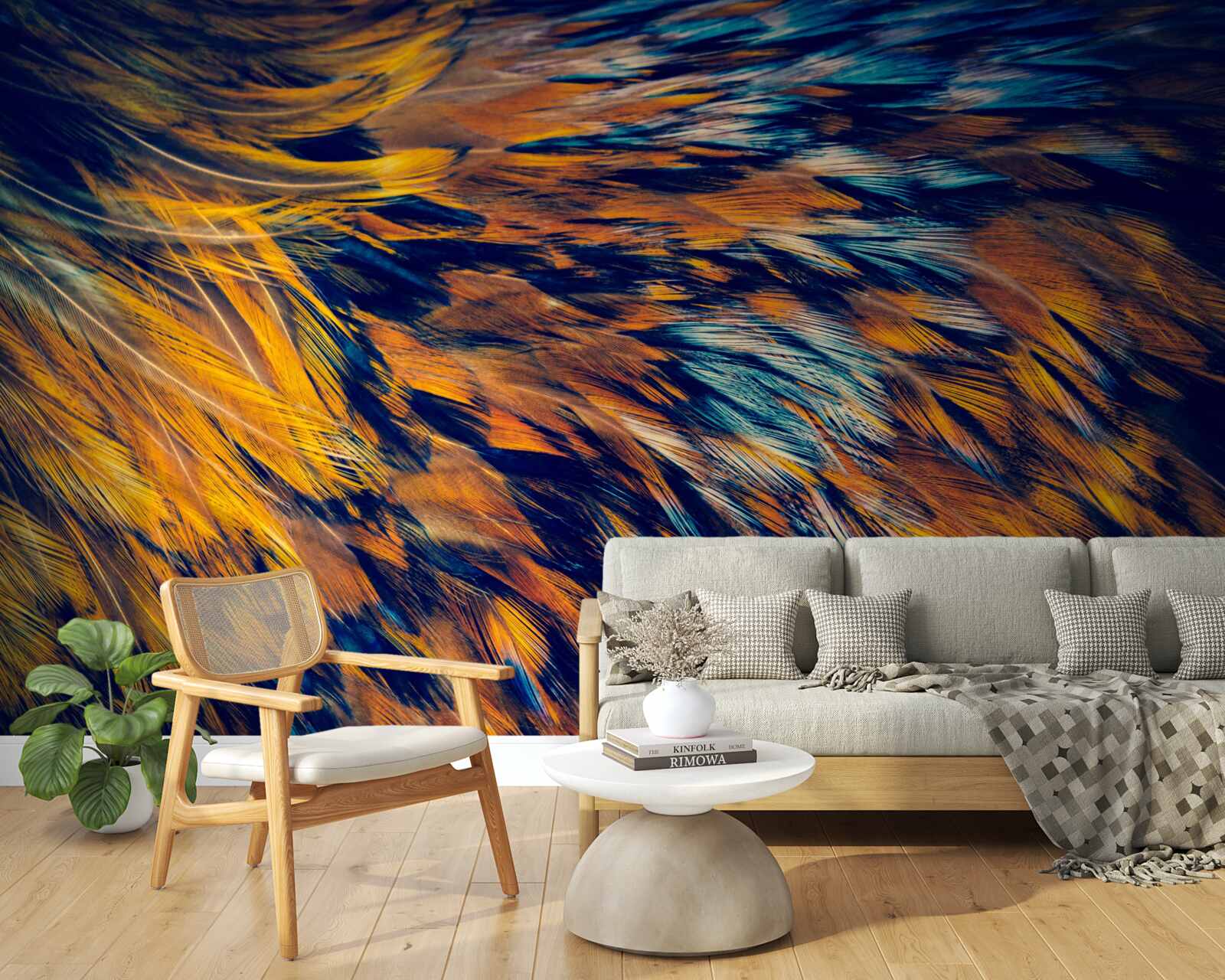 Фотошпалери золоті стебла пшениці в променях призахідного сонця