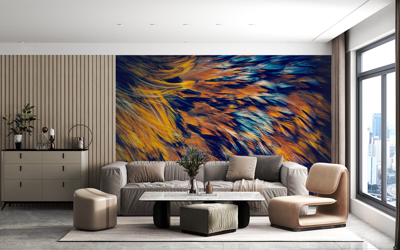 Фотошпалери золоті стебла пшениці в променях призахідного сонця