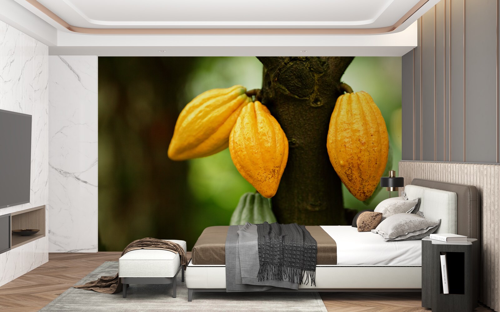 Фотошпалери кавові зерна на заводі