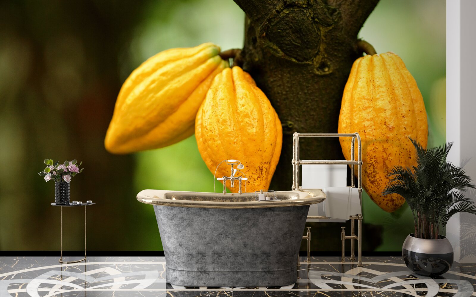 Фотошпалери кавові зерна на заводі