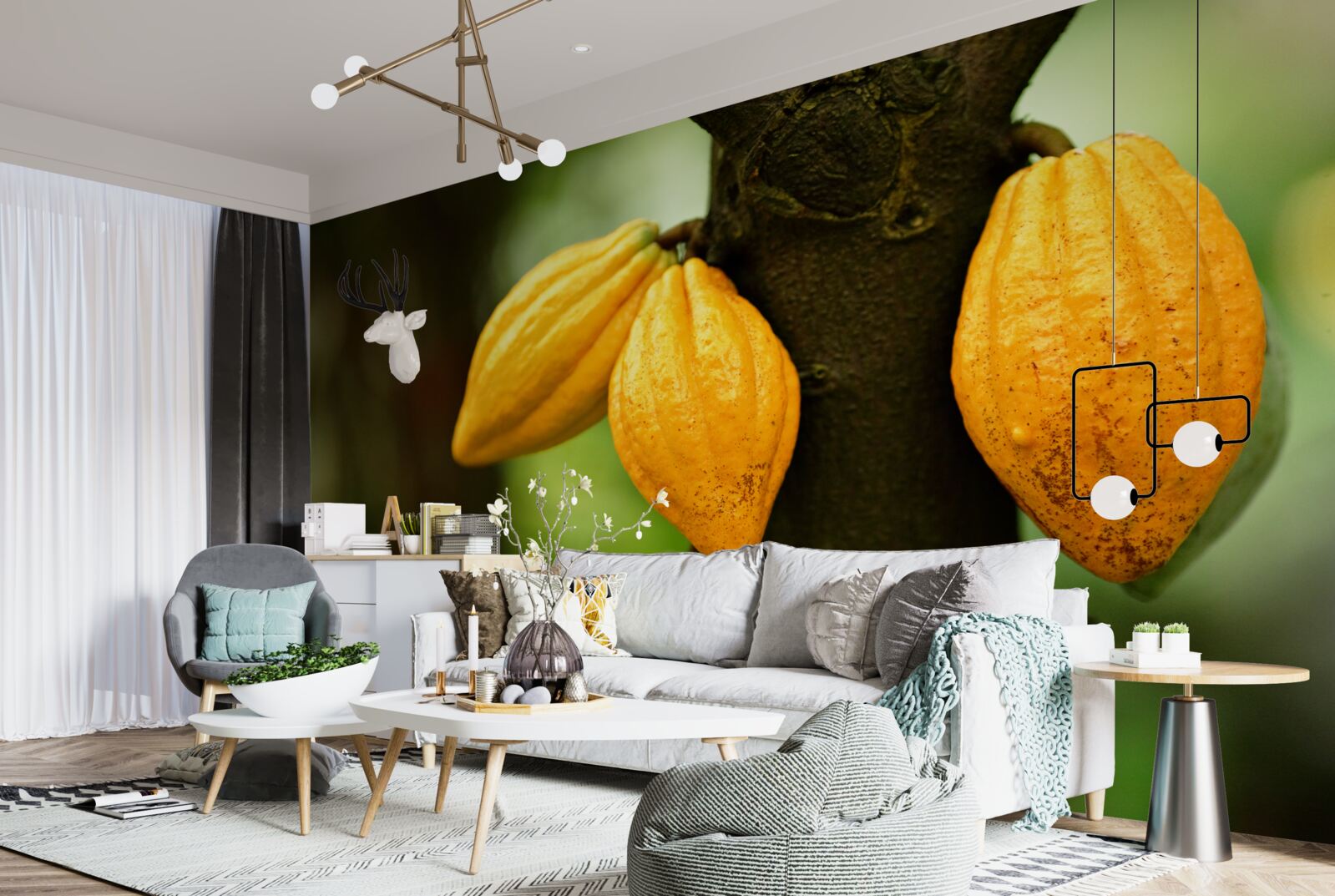 Фотошпалери кавові зерна на заводі