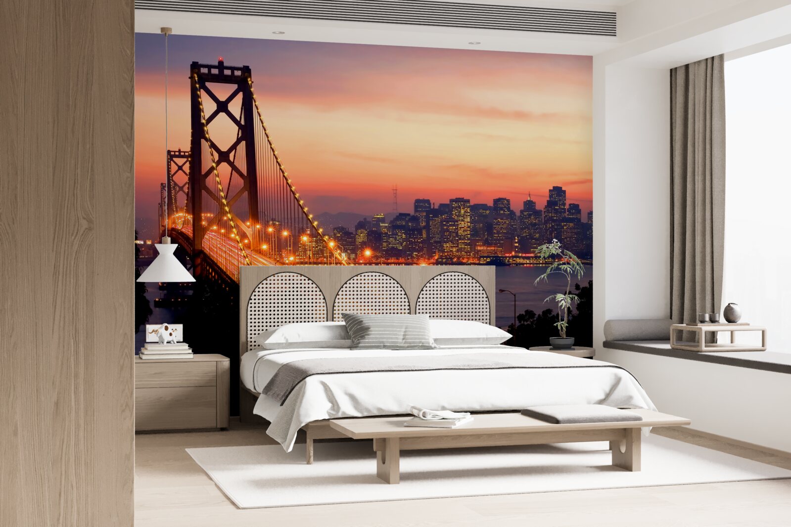 Фотошпалери Сан-Франциско освітлено