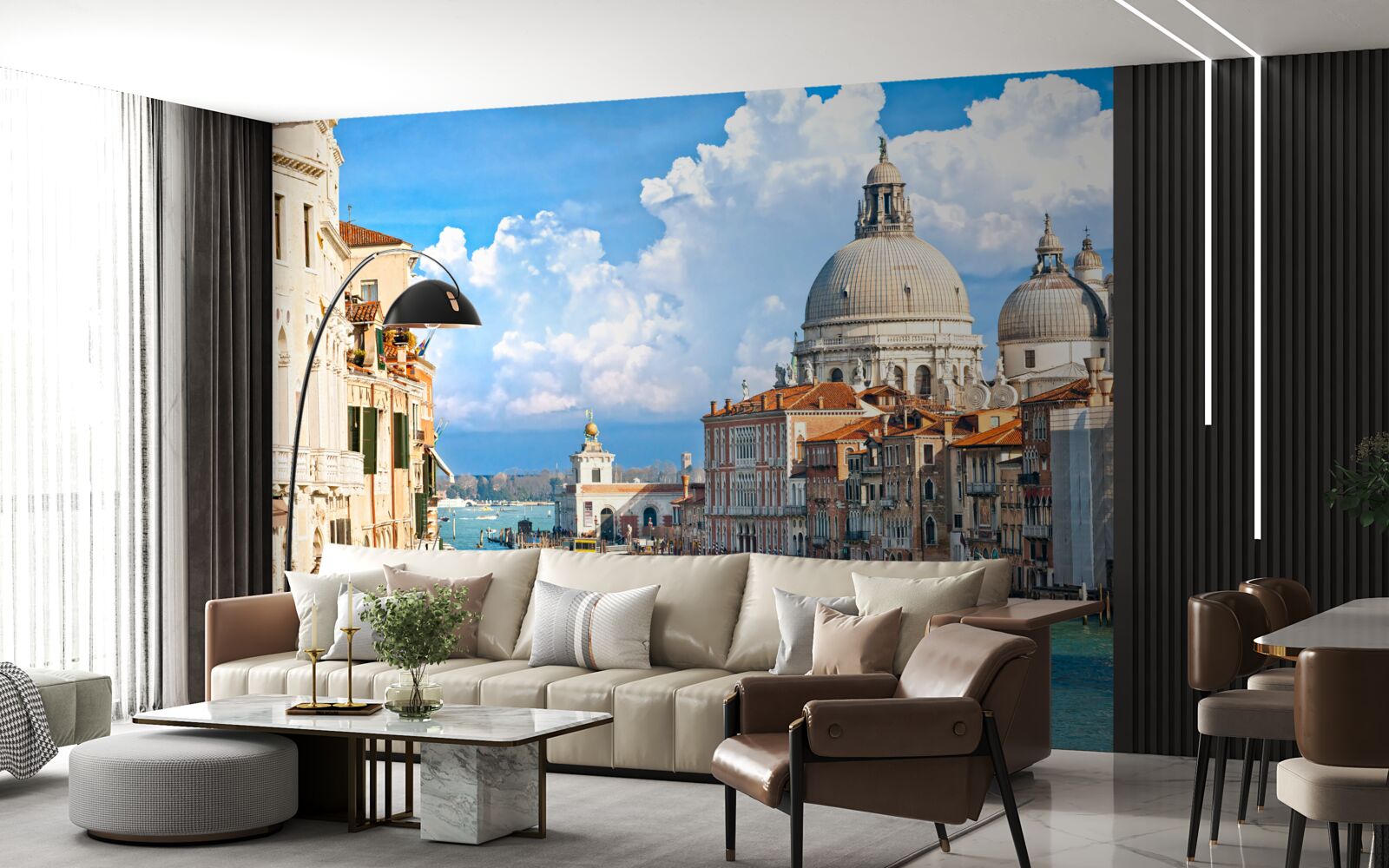 Фотошпалери панорамний вид на венецію