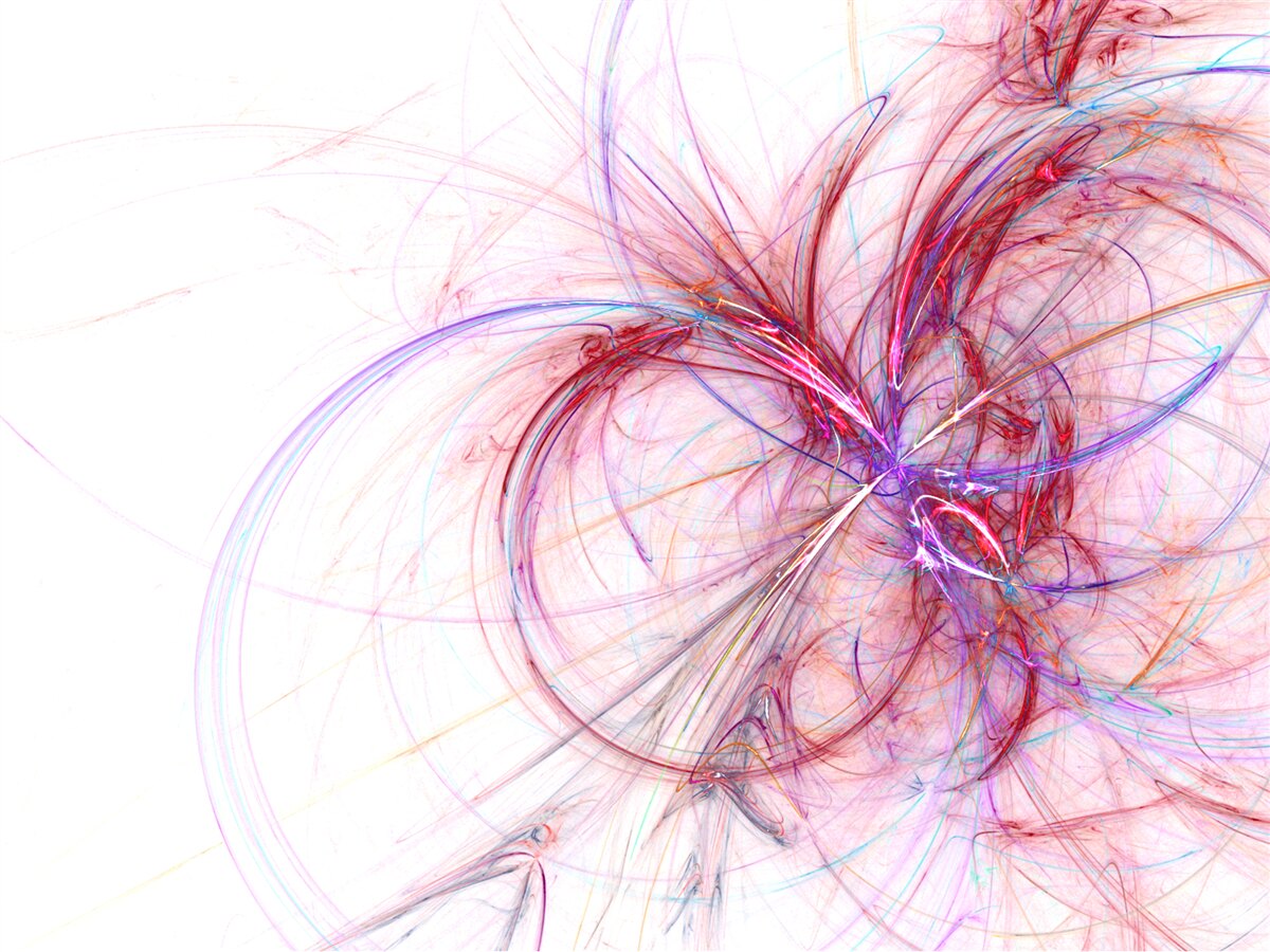 Фотошпалери лінії червоного і синього на білому тлі, тонкі і витончені