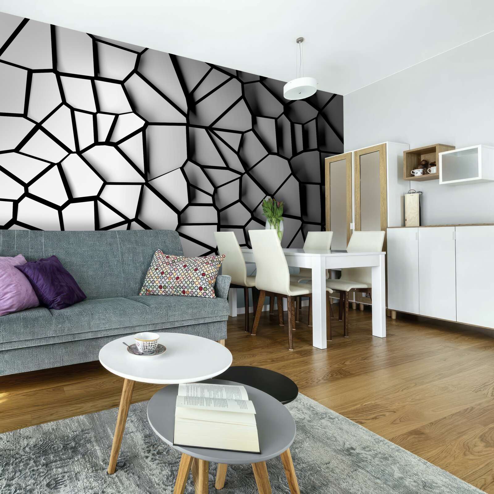 Фотошпалери пошкоджене скло