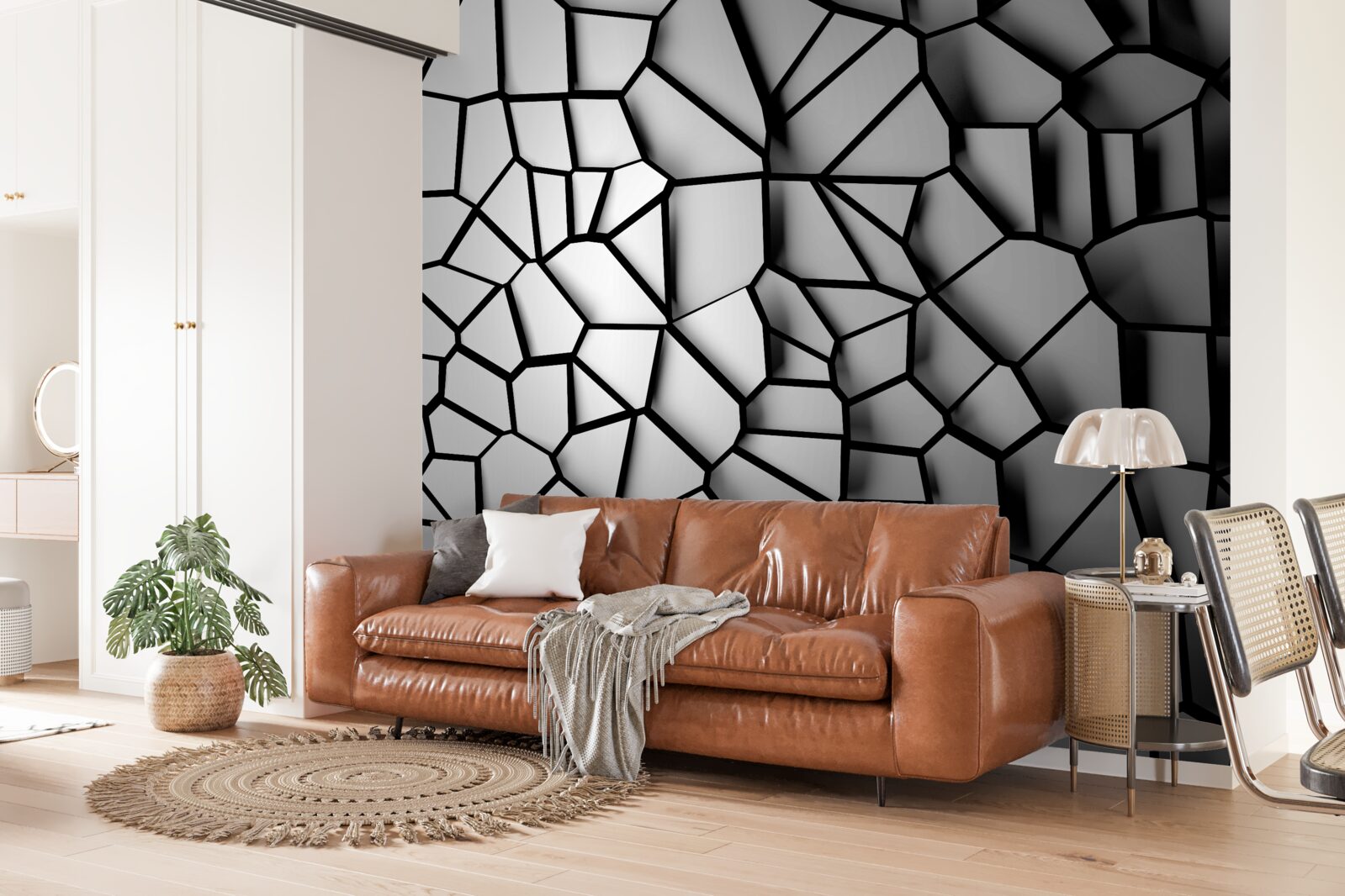 Фотошпалери пошкоджене скло