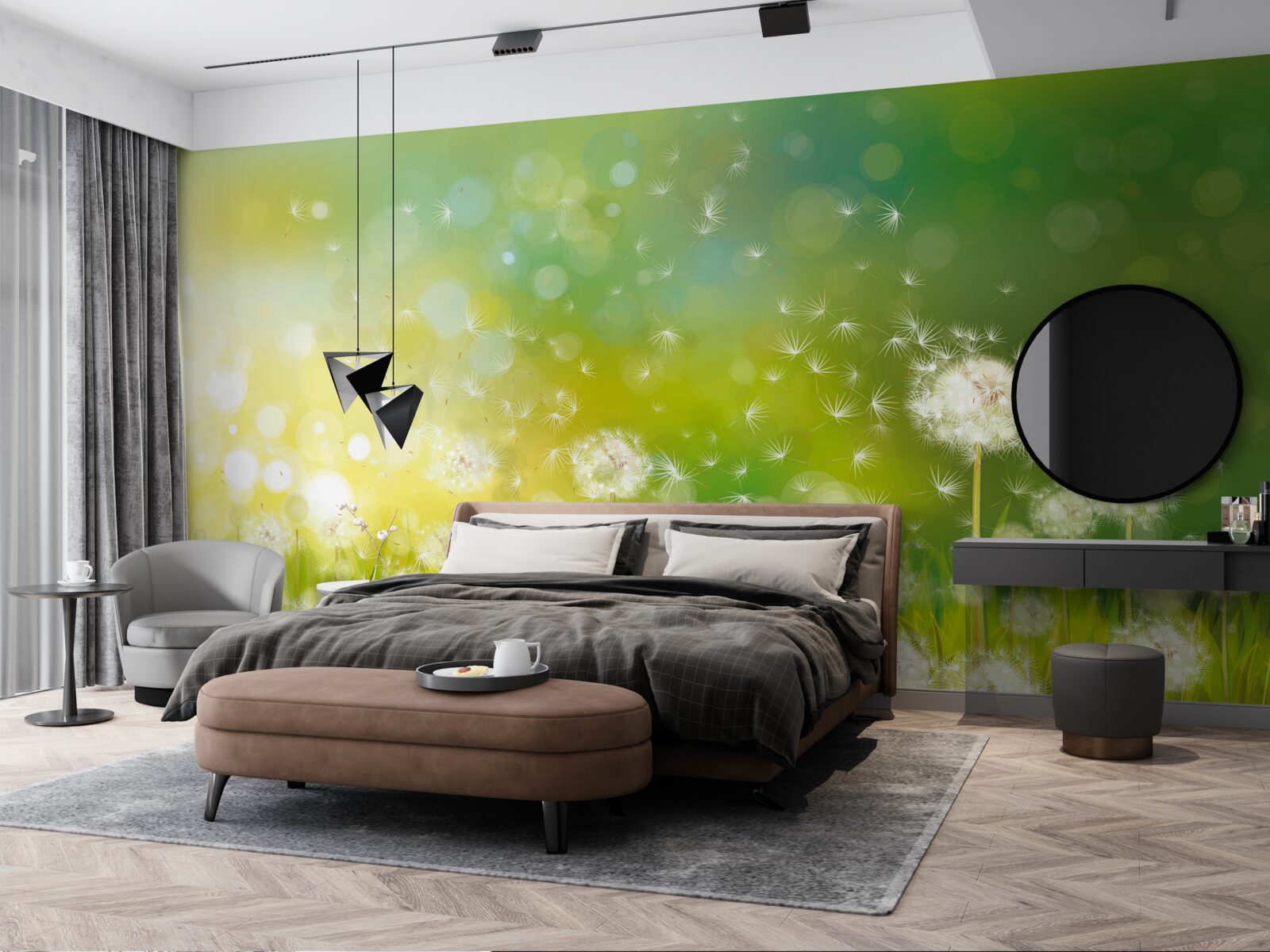 Фотошпалери літні кульбаби