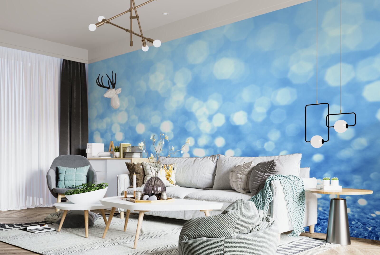 Фотошпалери ранковий дощ