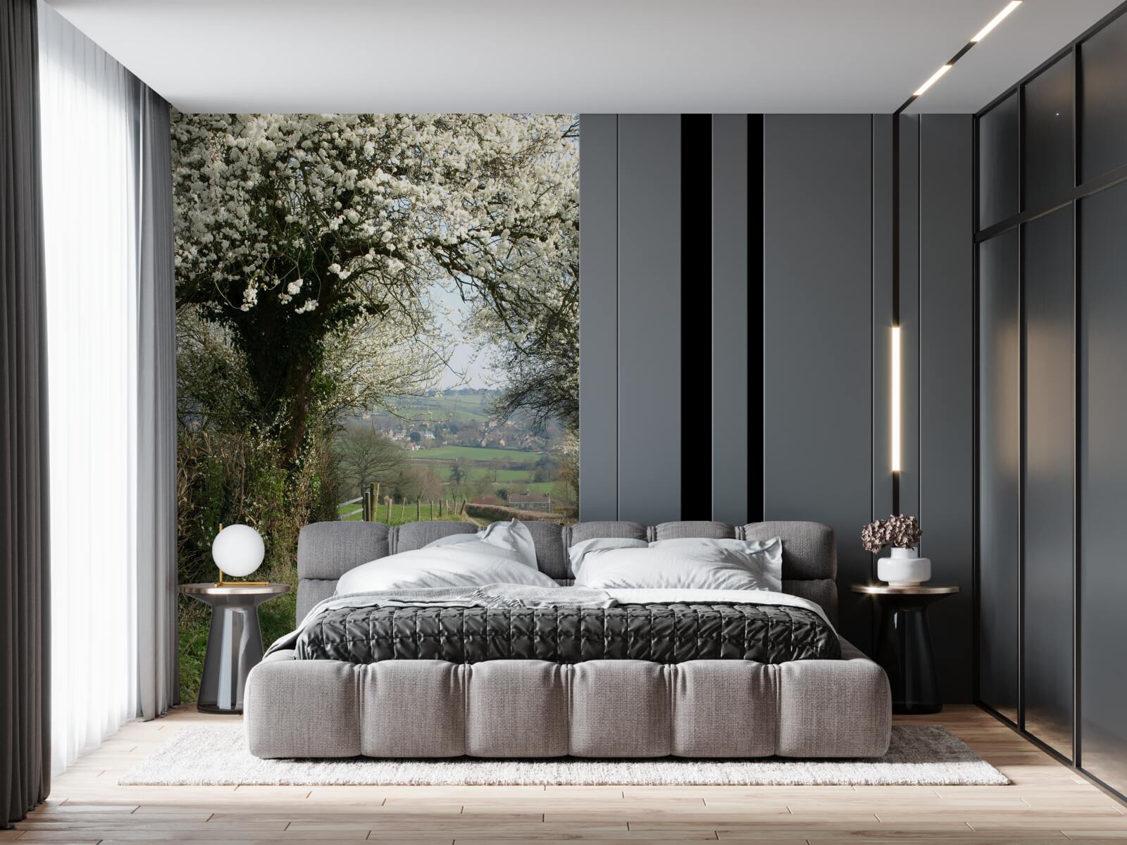 Фотошпалери сільська дорога