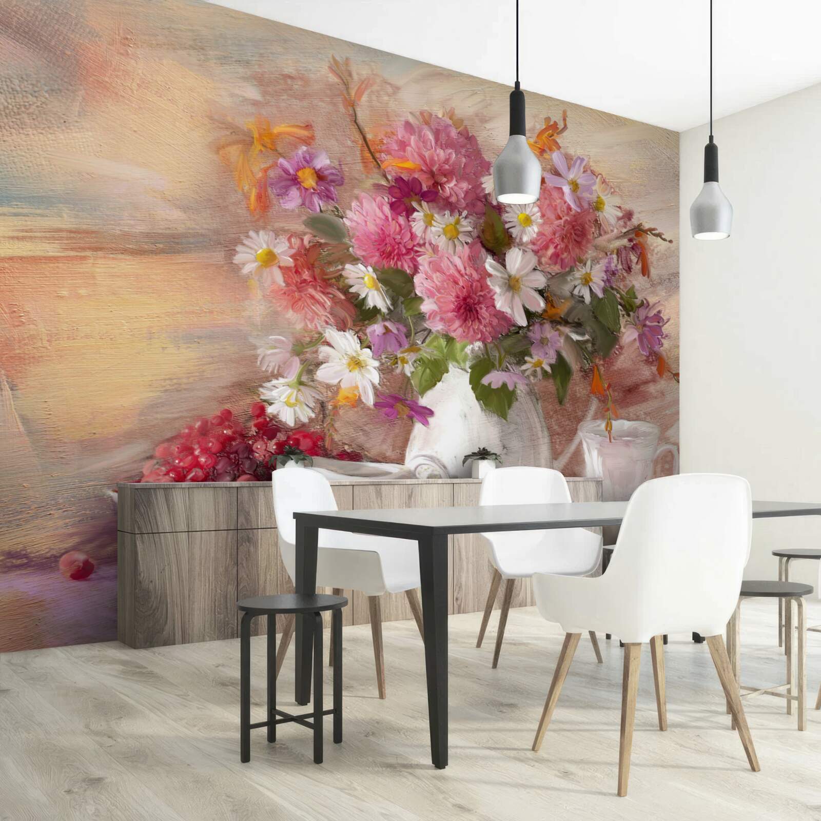 Фотошпалери натюрморт з чаєм