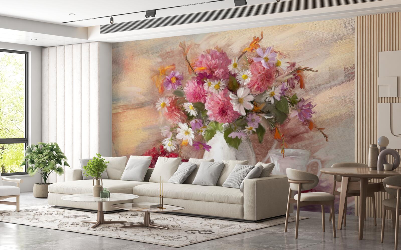 Фотошпалери натюрморт з чаєм