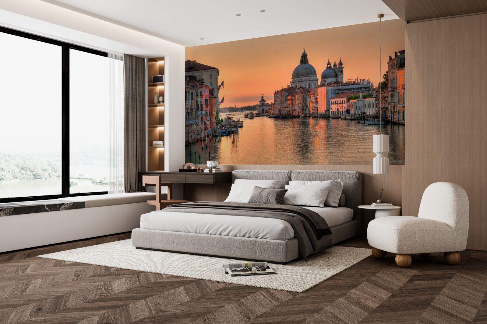 Фотошпалери венеція на заході сонця