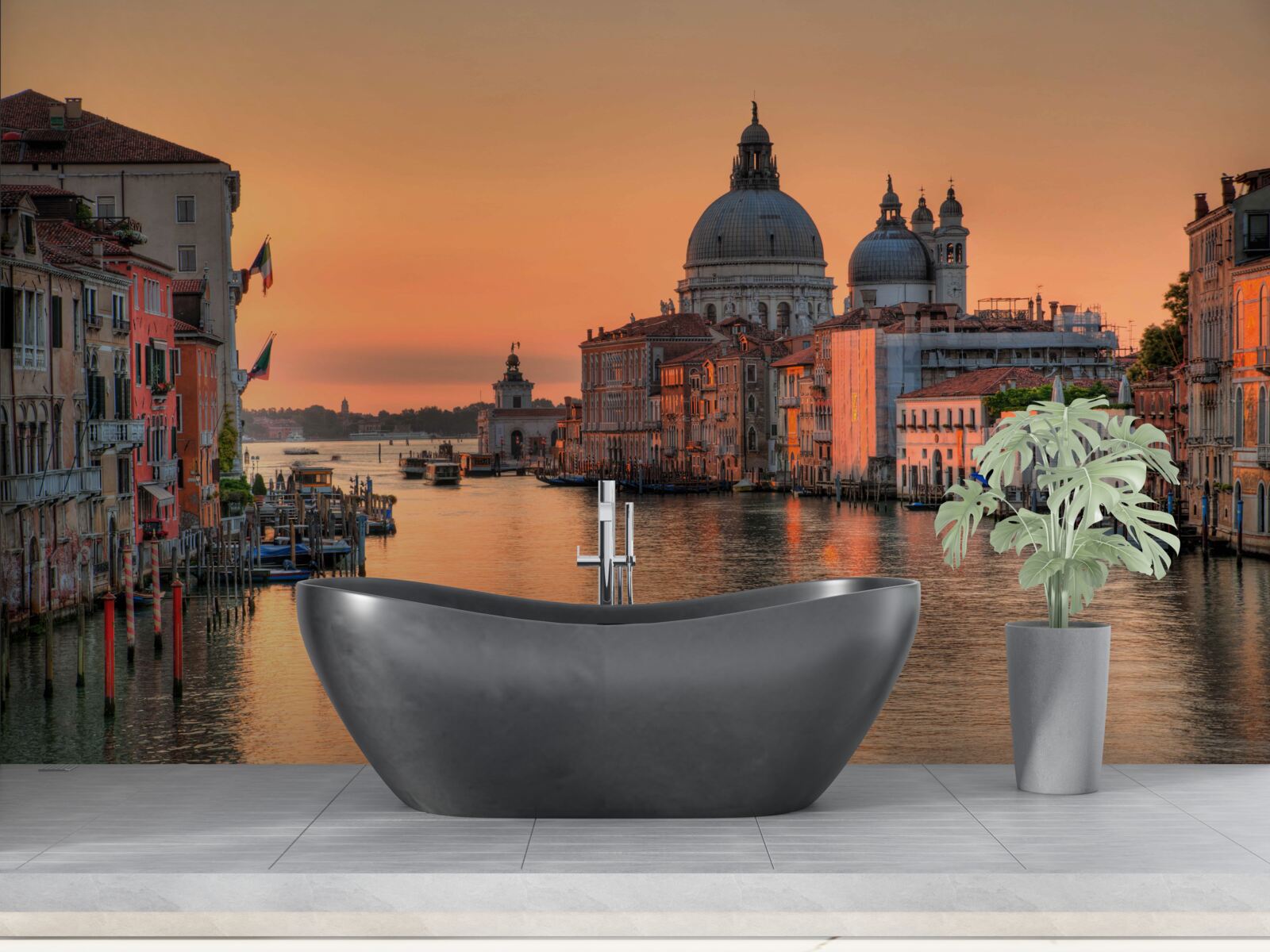 Фотошпалери венеція на заході сонця