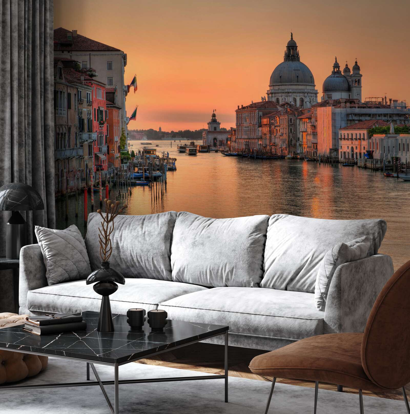 Фотошпалери венеція на заході сонця