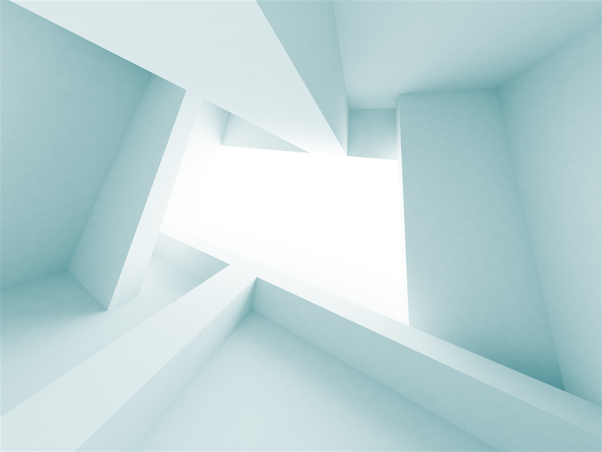 Фотошпалери геометричні фігури в абстрактній відстані