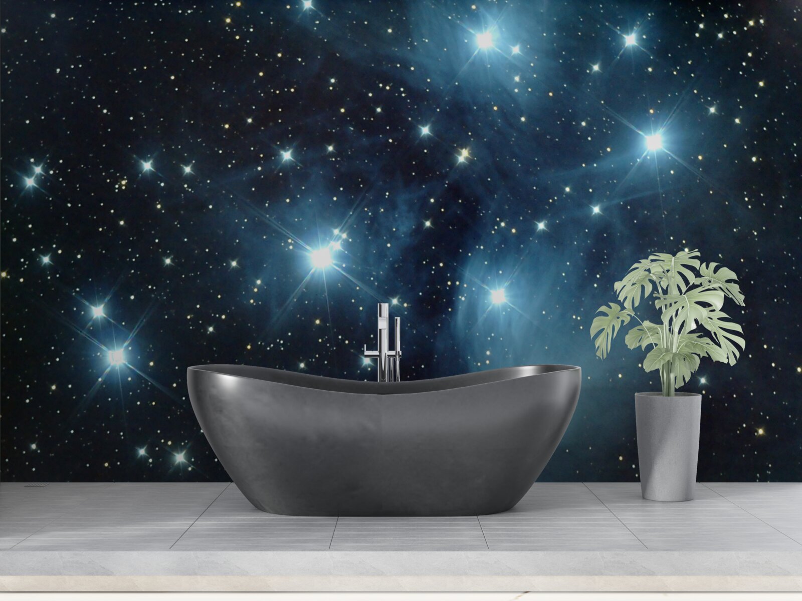 Фотошпалери небесні тіла в незліченних галактиках