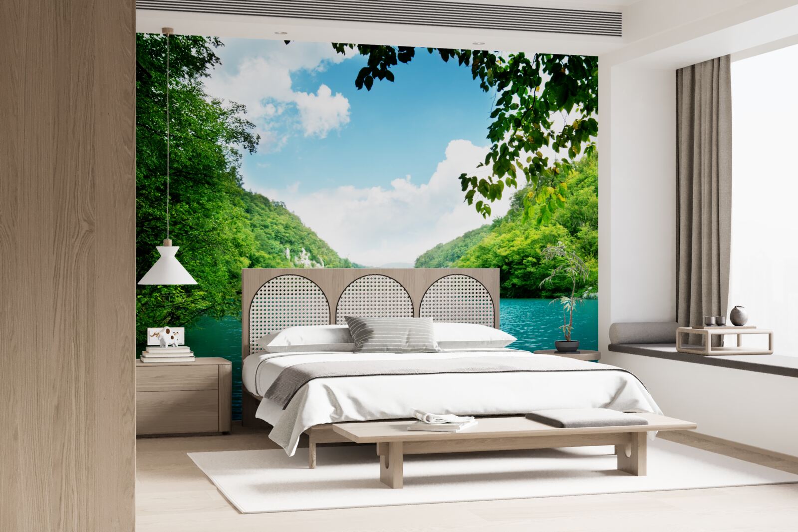 Фотошпалери блакитні води та смарагдові острови