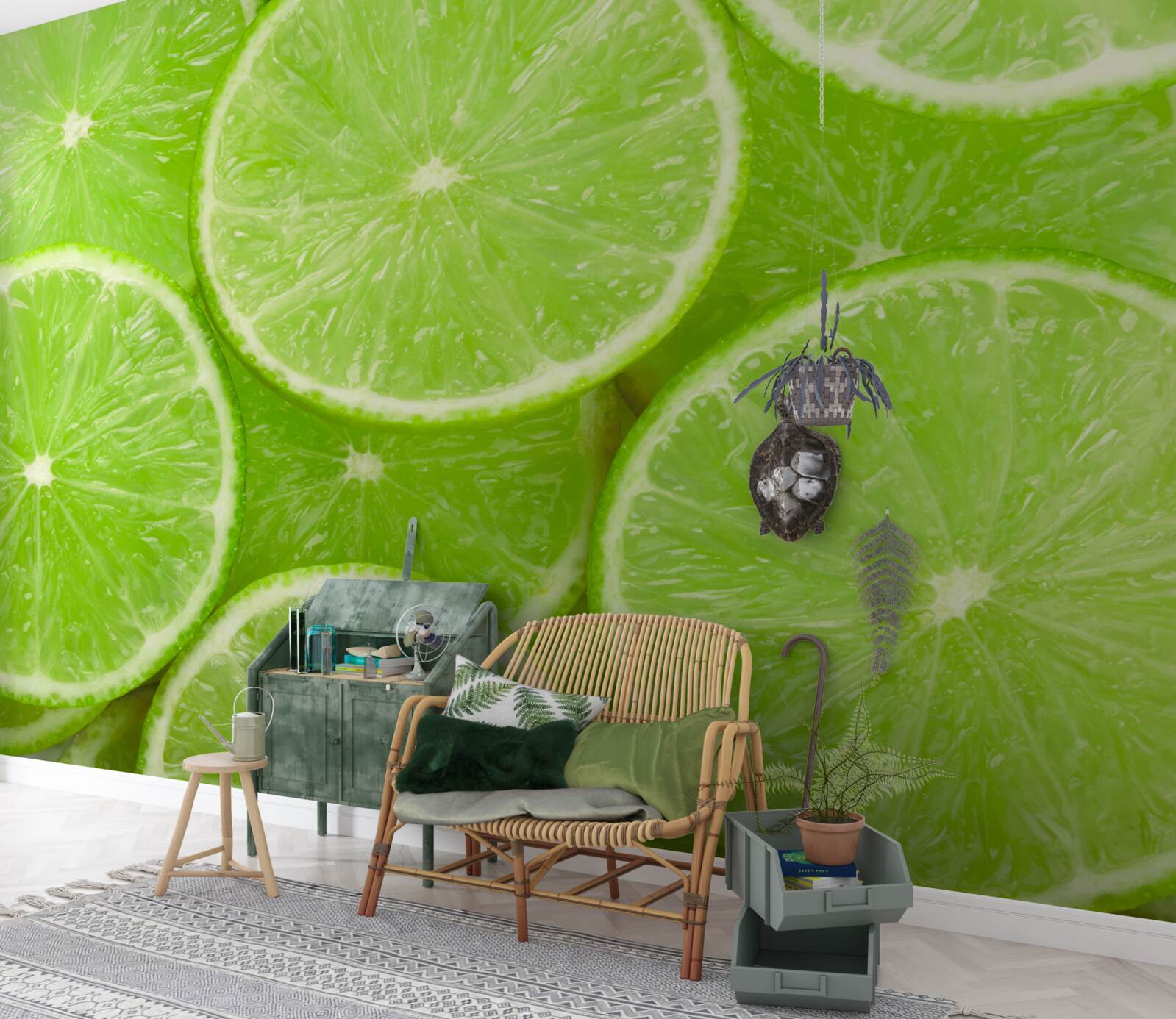 Фотошпалери стиглі шматочки вапна