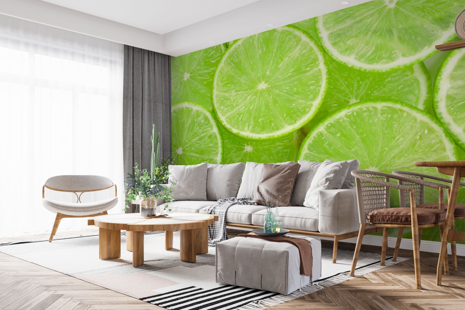 Фотошпалери стиглі шматочки вапна