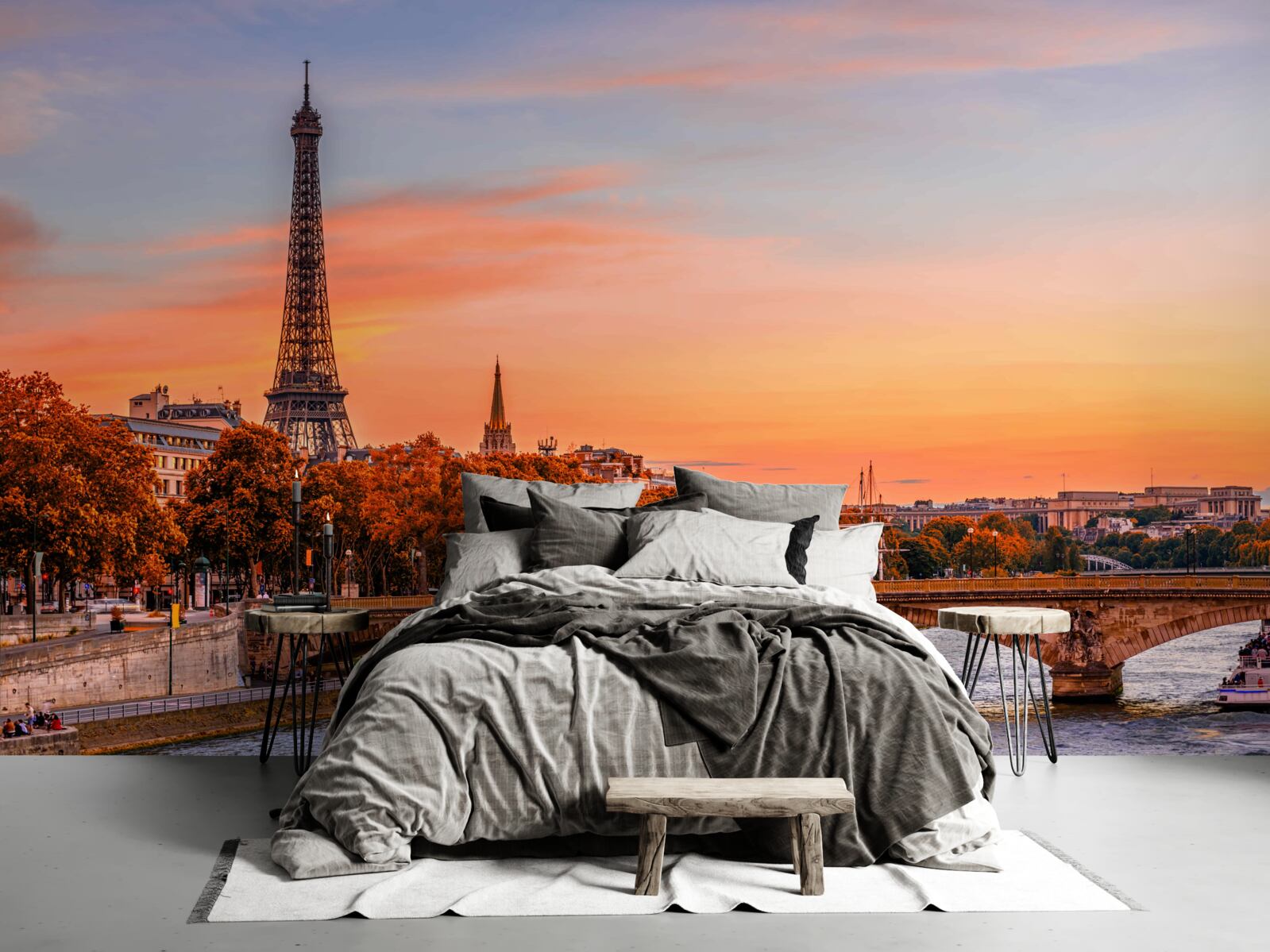 Фотошпалери Осінь прийшла до старого Парижа