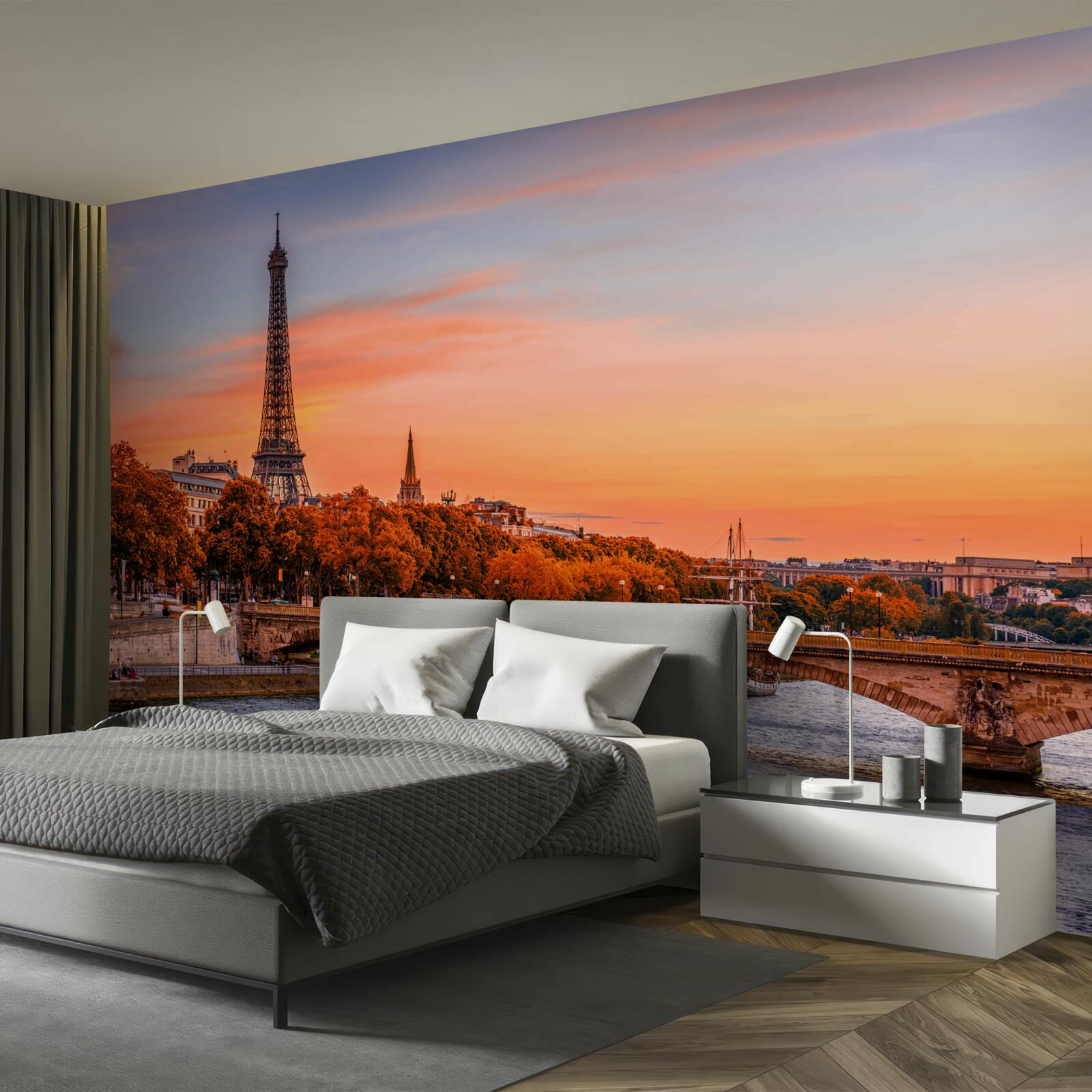 Фотошпалери Осінь прийшла до старого Парижа