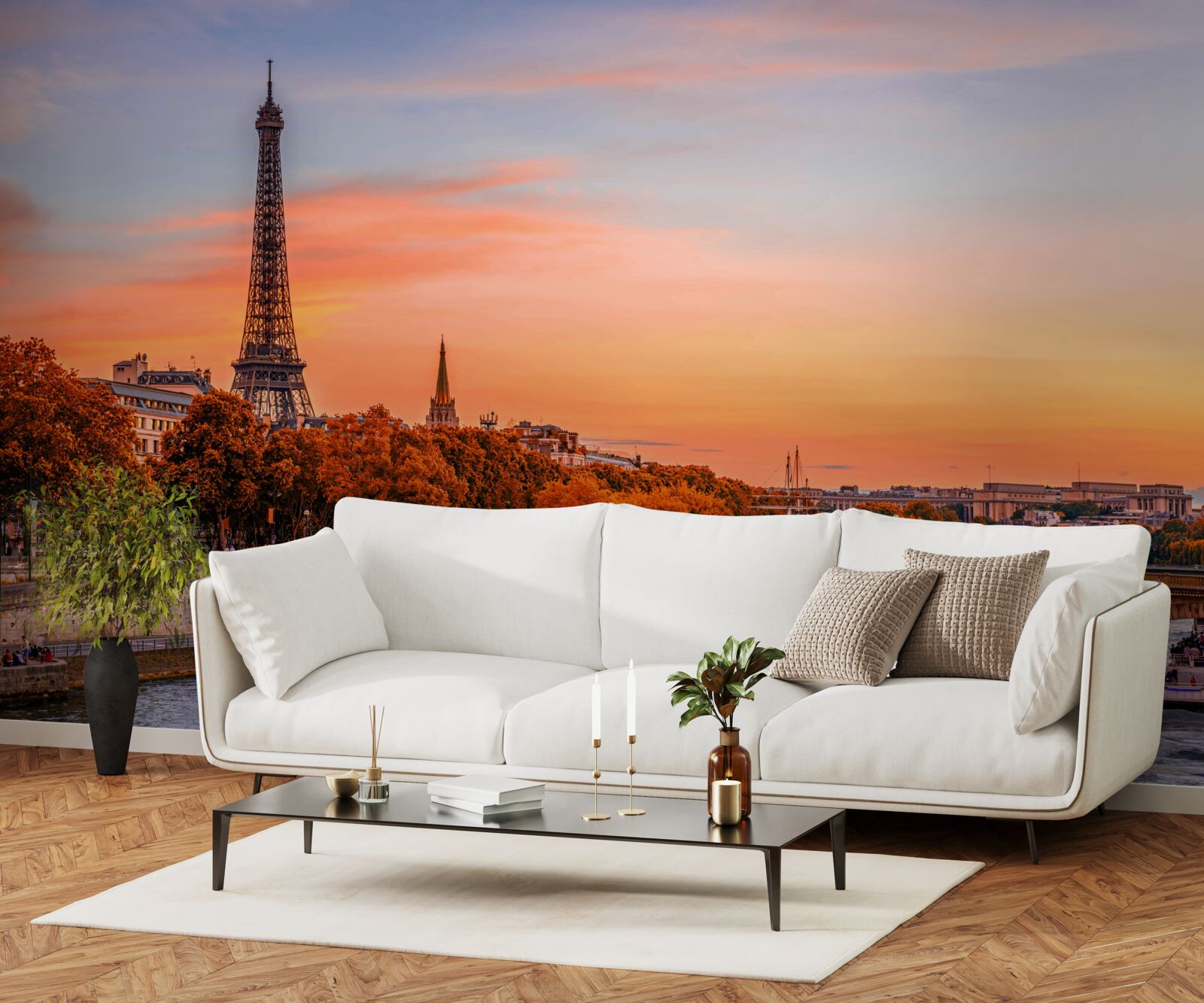 Фотошпалери Осінь прийшла до старого Парижа