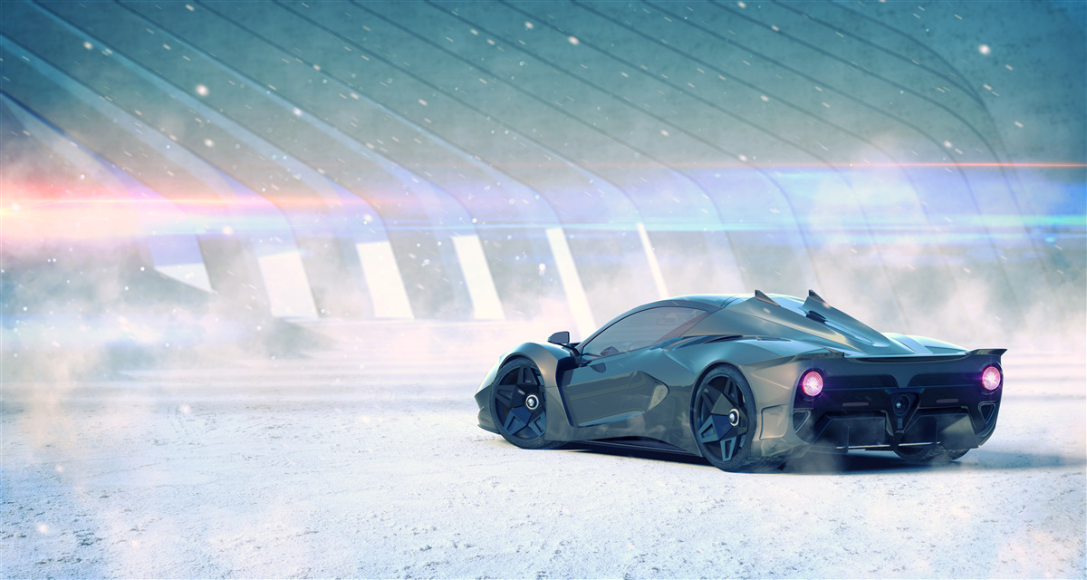 Фотошпалери гоночний автомобіль на старті