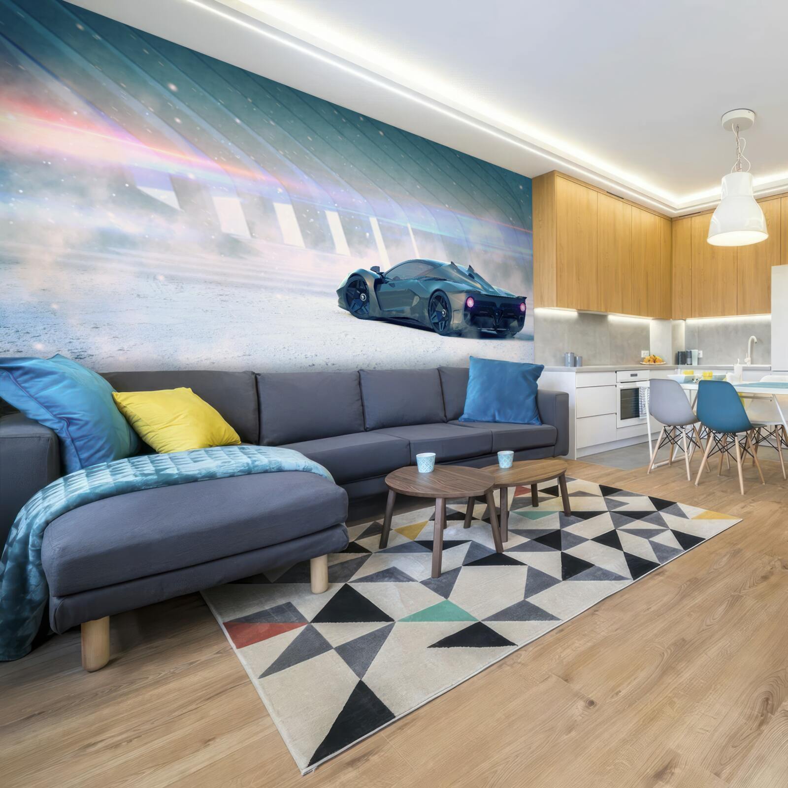 Фотошпалери гоночний автомобіль на старті