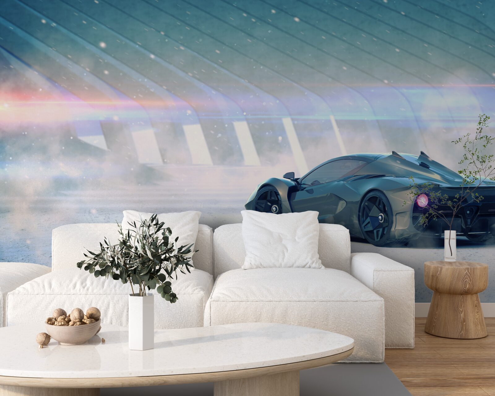 Фотошпалери гоночний автомобіль на старті