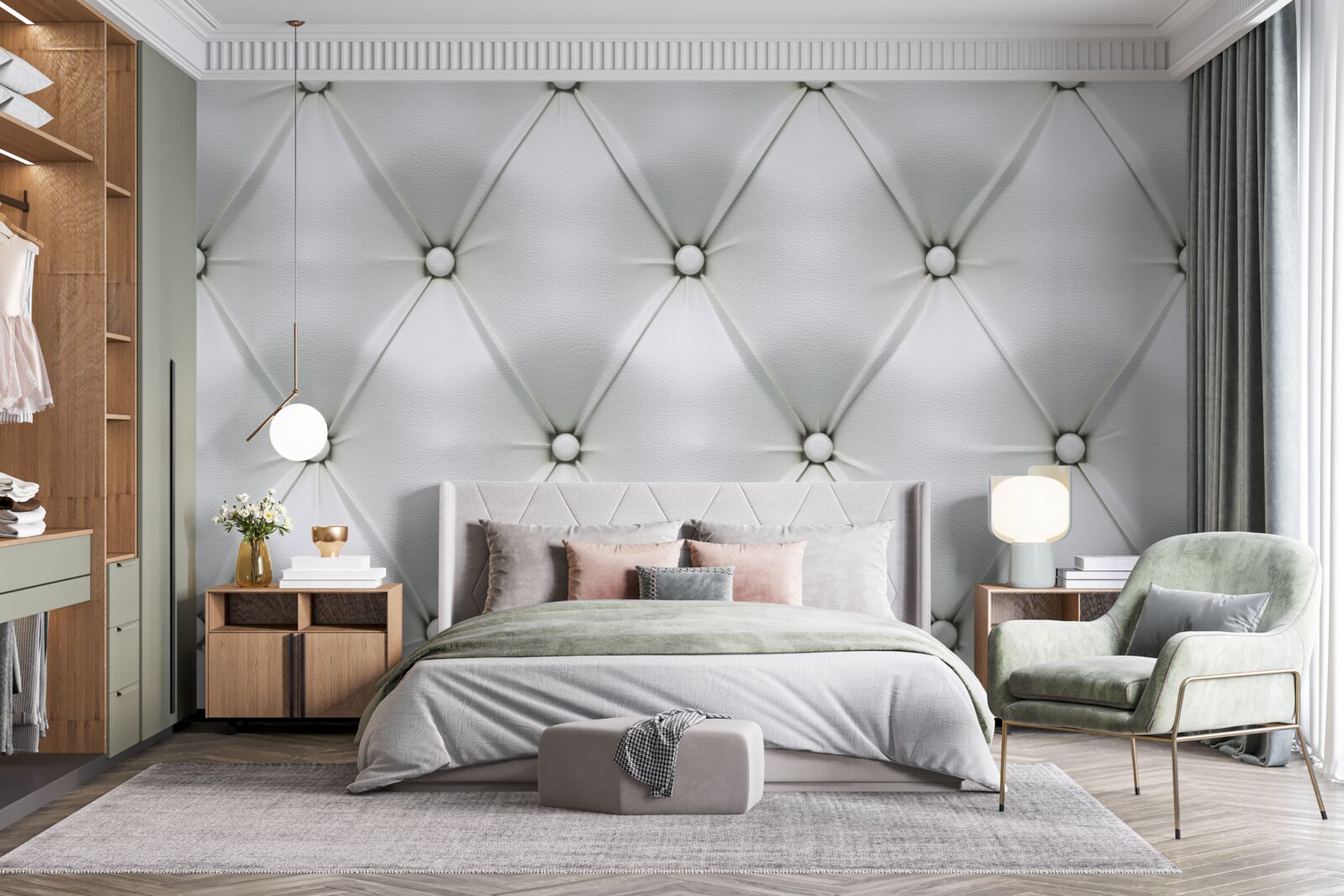 Фотошпалери текстура тканини з перламутровими вставками