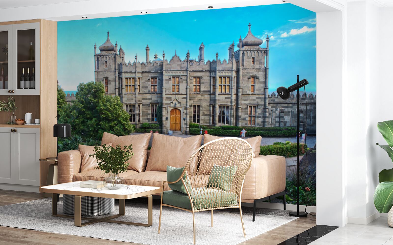 Фотошпалери воронцовський палац з садом у дворі