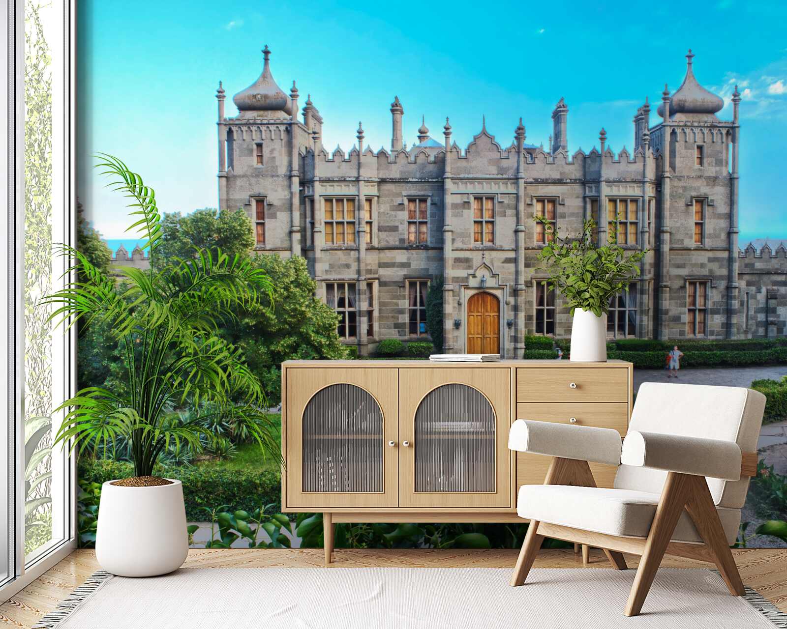 Фотошпалери воронцовський палац з садом у дворі