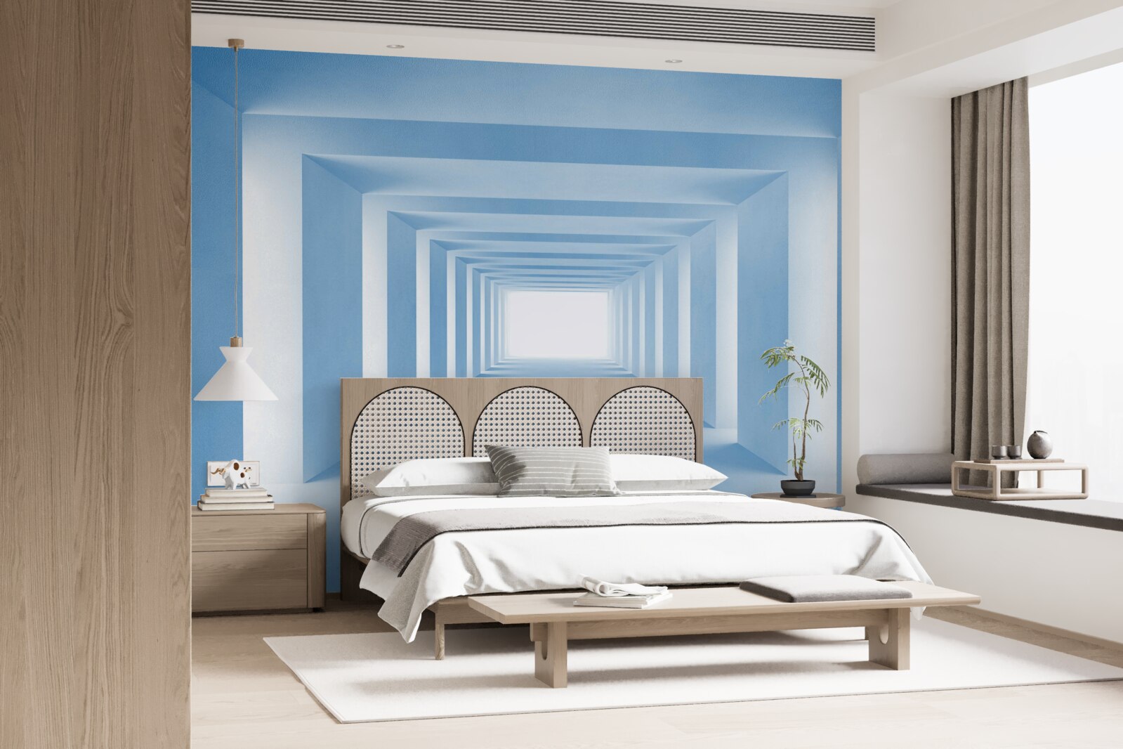 Фотошпалери нескінченно оборотні прямокутні криволінійні структури