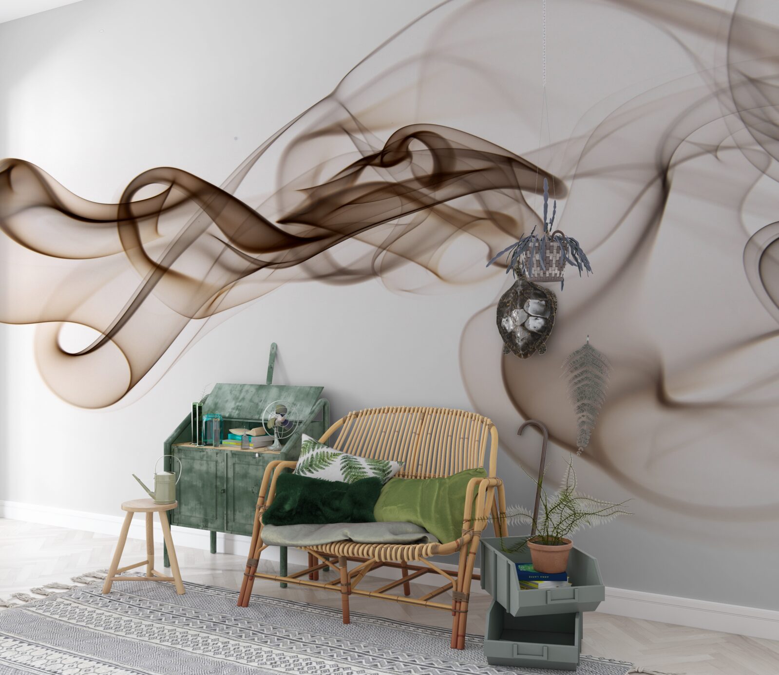 Фотошпалери абстрактний кавовий напій з молоком