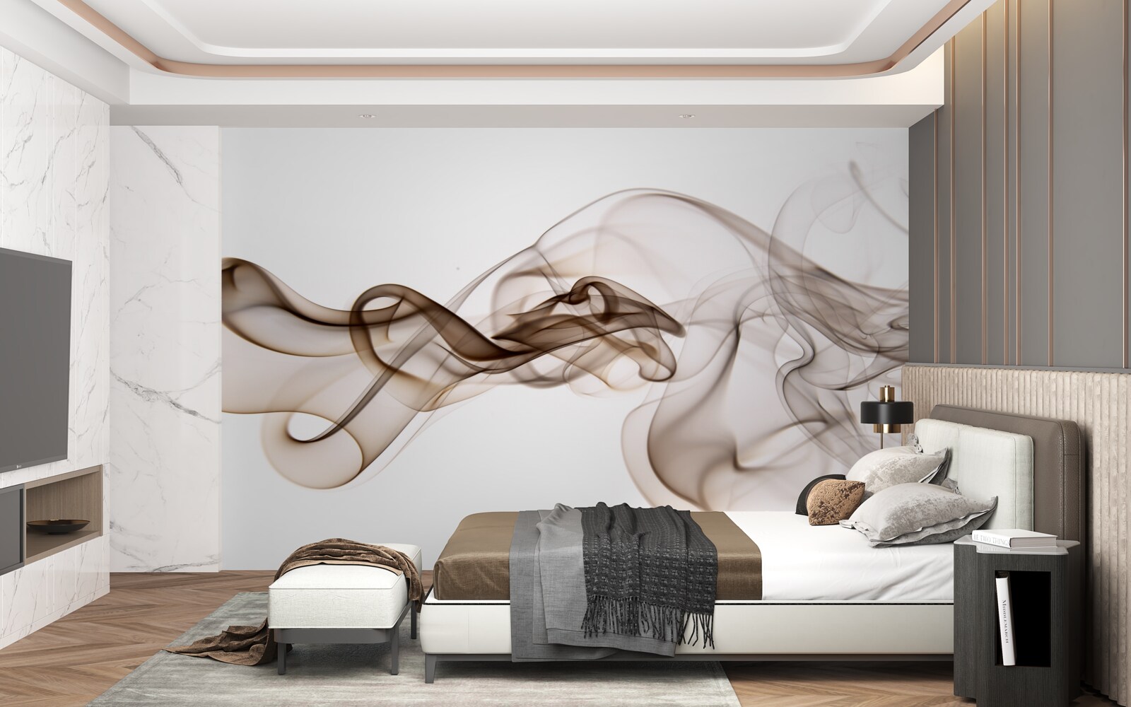 Фотошпалери абстрактний кавовий напій з молоком