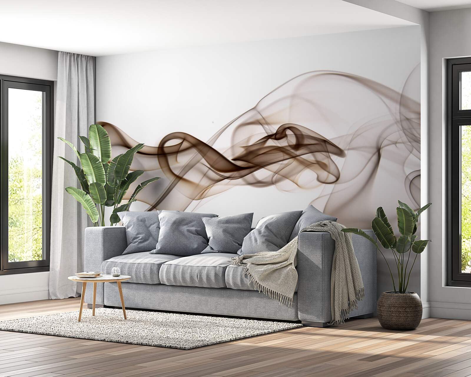 Фотошпалери абстрактний кавовий напій з молоком