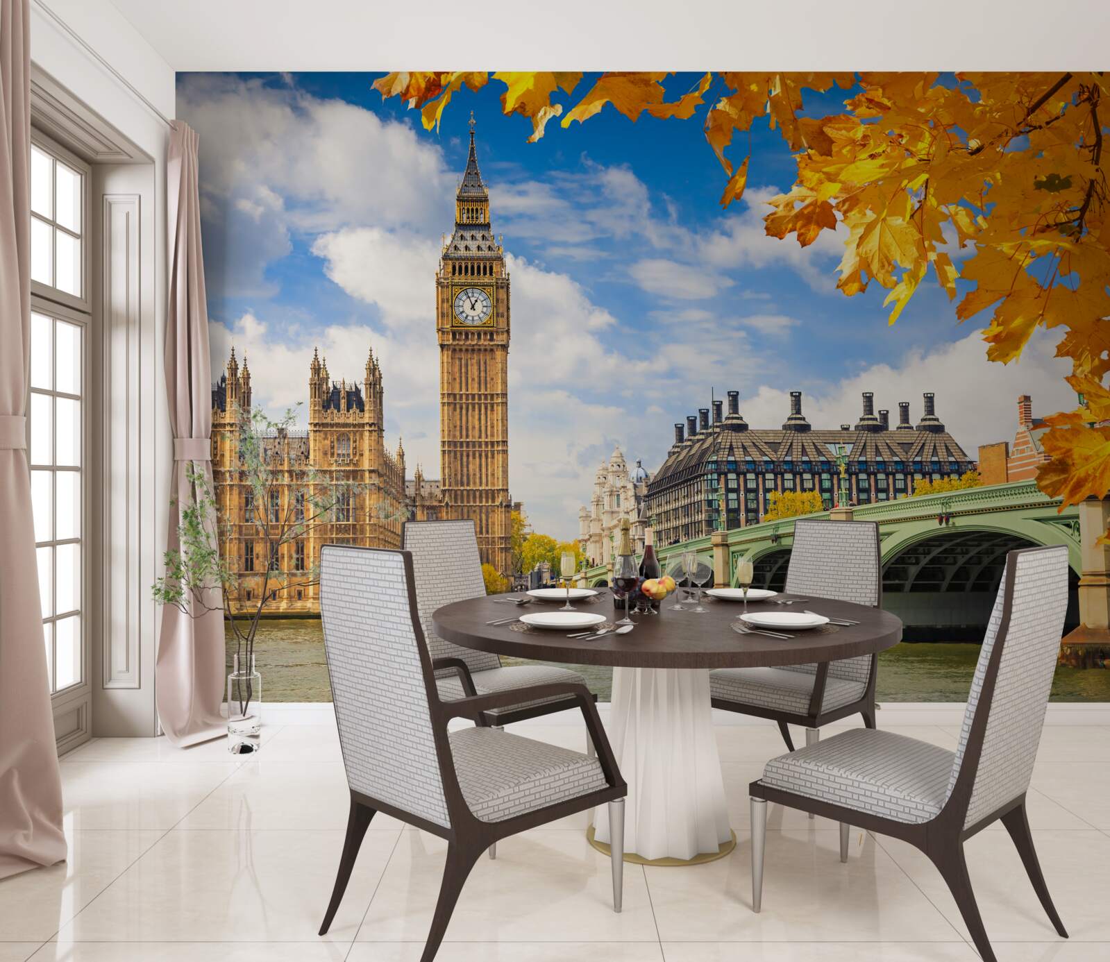 Фотошпалери Золота осінь у стародавньому Лондоні