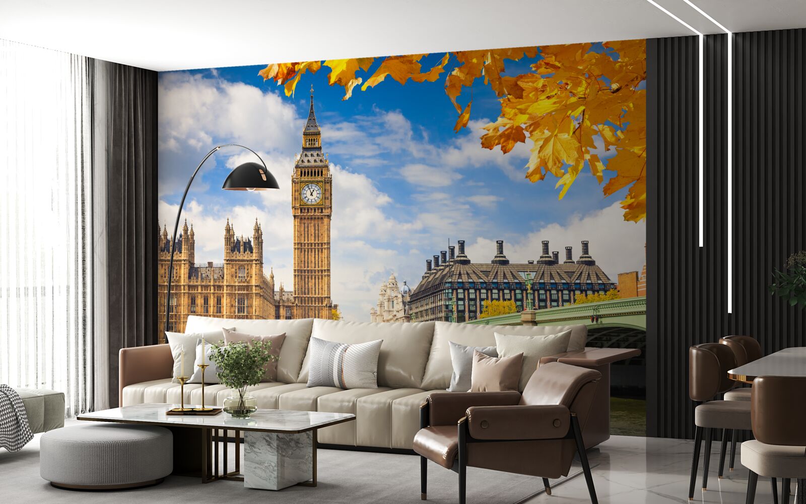 Фотошпалери Золота осінь у стародавньому Лондоні