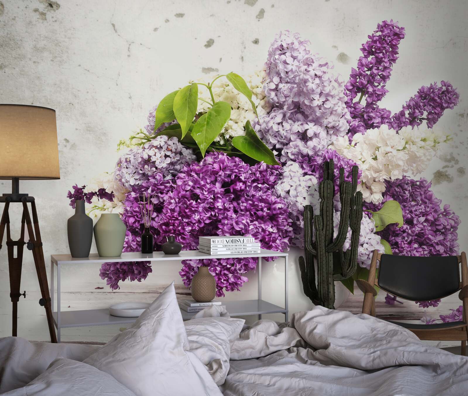 Фотошпалери сніп різноманітного весняного бузку