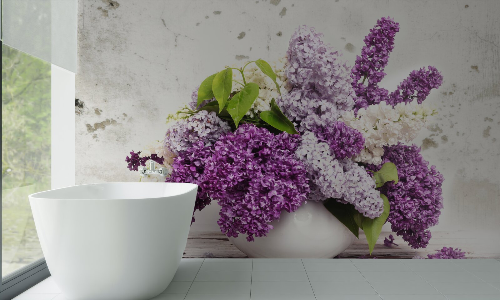 Фотошпалери сніп різноманітного весняного бузку