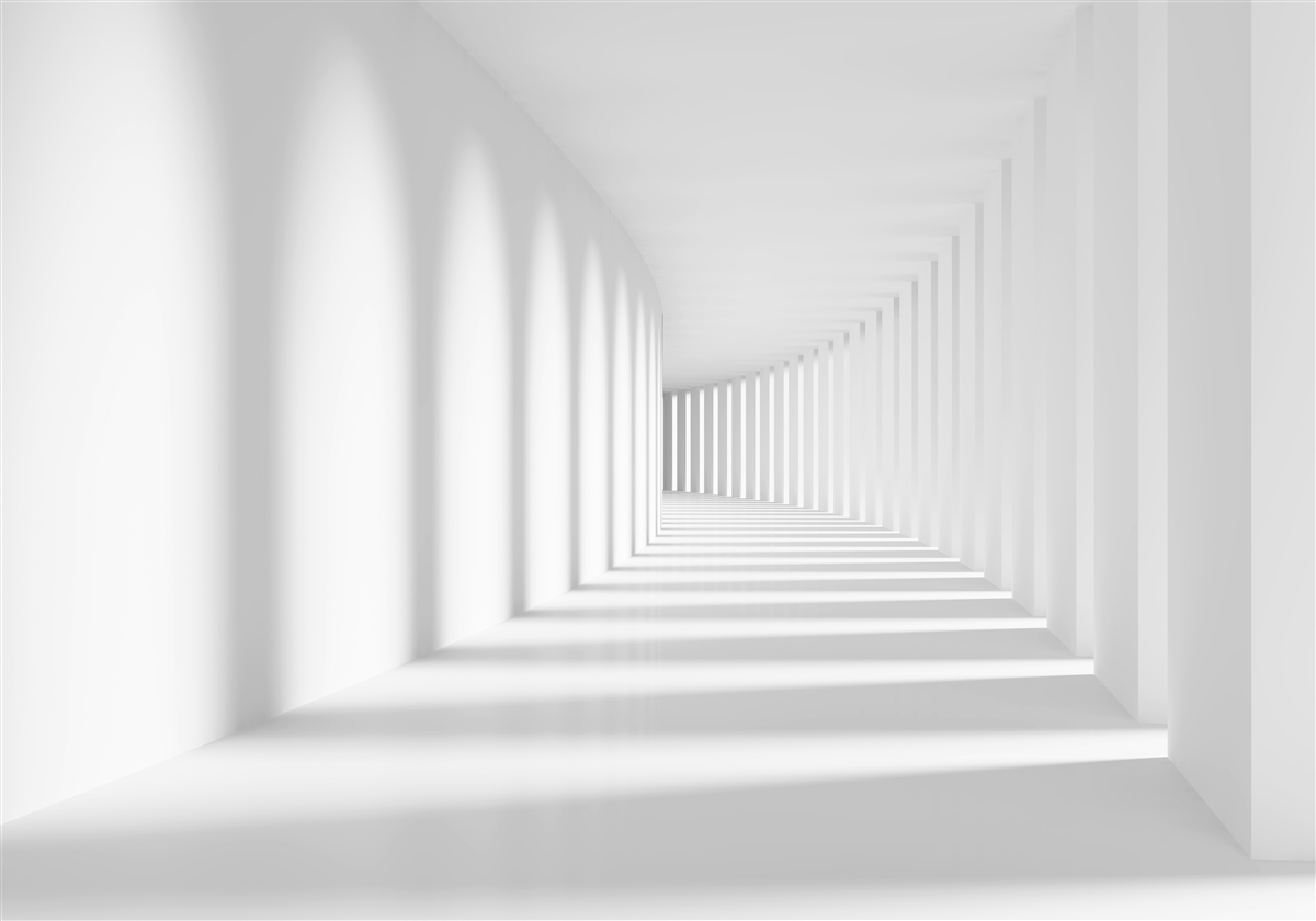 Фотошпалери коридор світла, що відступає