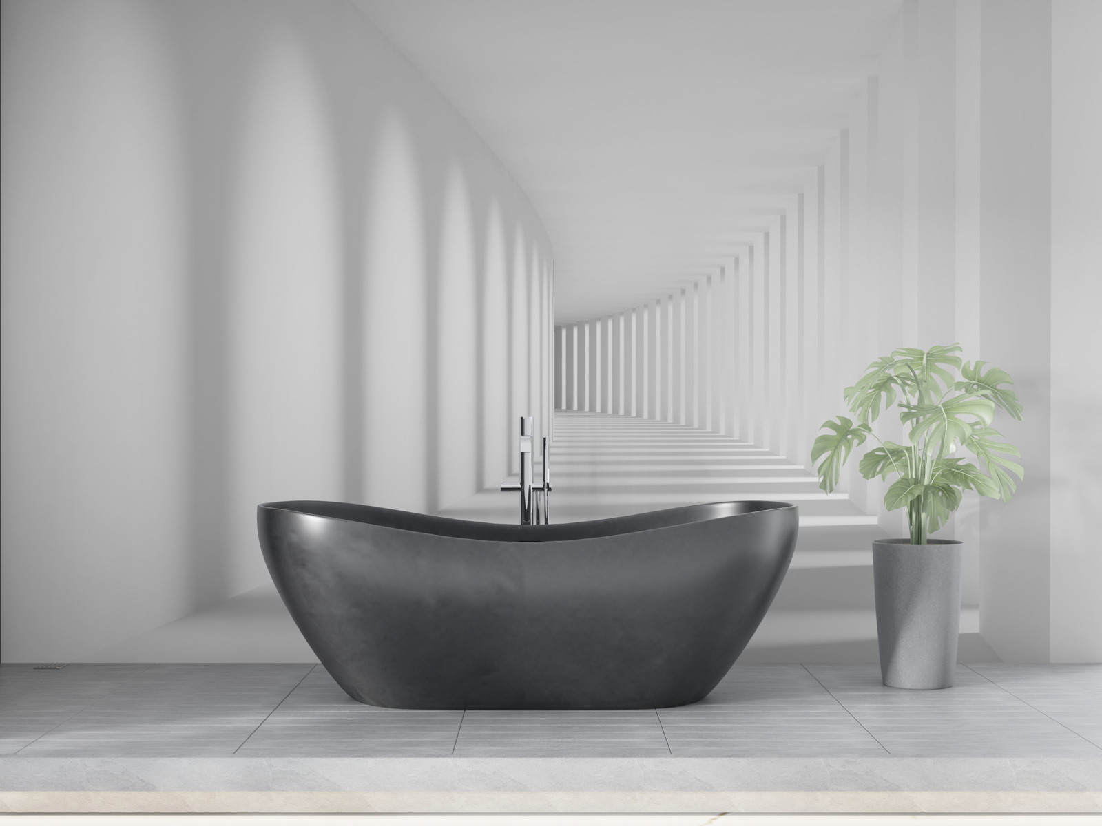 Фотошпалери коридор світла, що відступає